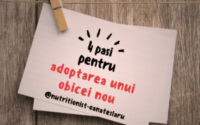 4 pași pentru adoptarea unui obicei nou