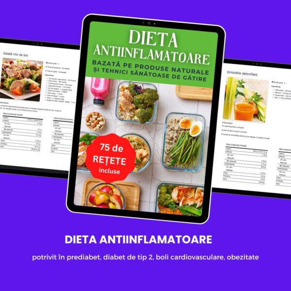 Dieta Antiinflamatoare pentru sănătate: fără gluten, fără lactoză, fără produse procesate