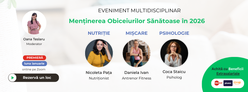 Eveniment multidisciplinar Menținerea Obiceiurilor Sănătoase în 2026
